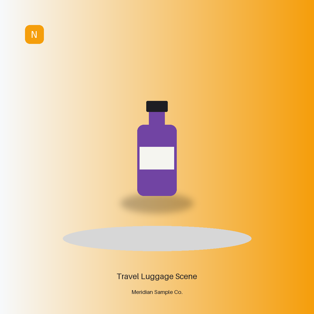 Travel Luggage Scene variant 1
