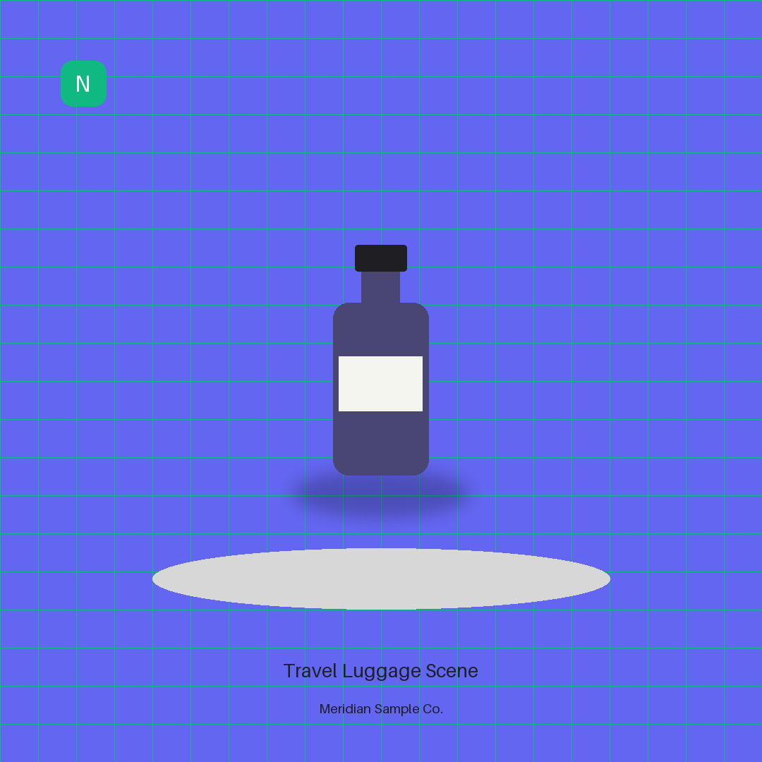 Travel Luggage Scene variant 2