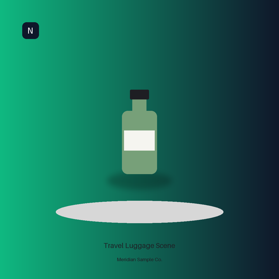 Travel Luggage Scene variant 3