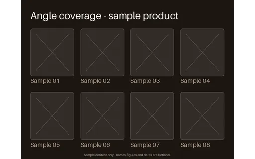Product Angle Contact Grid template preview