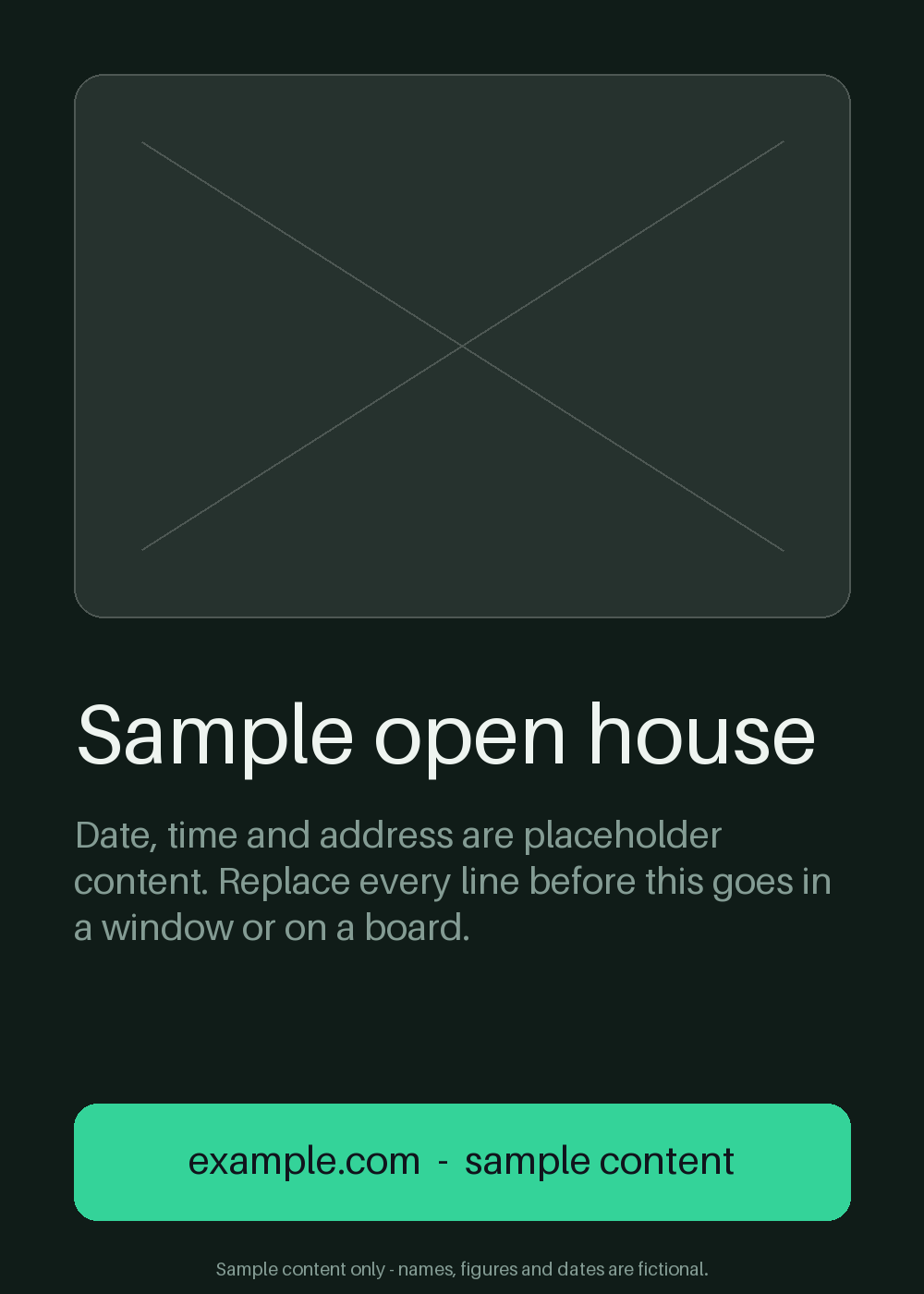 Open House Poster canonical preview