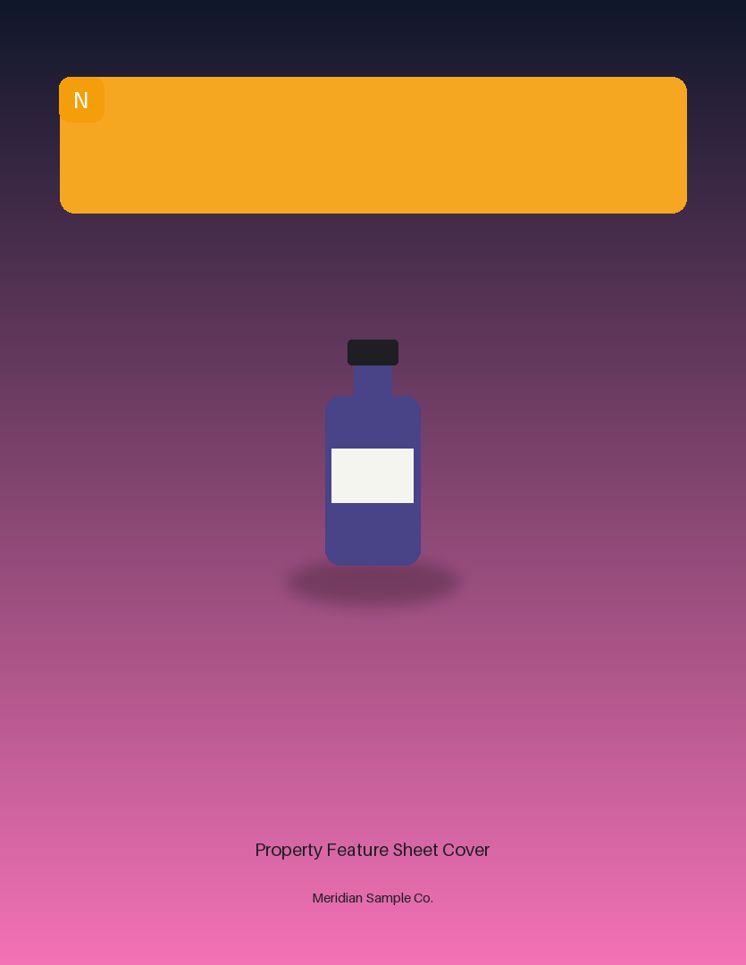 Property Feature Sheet Cover variant 1