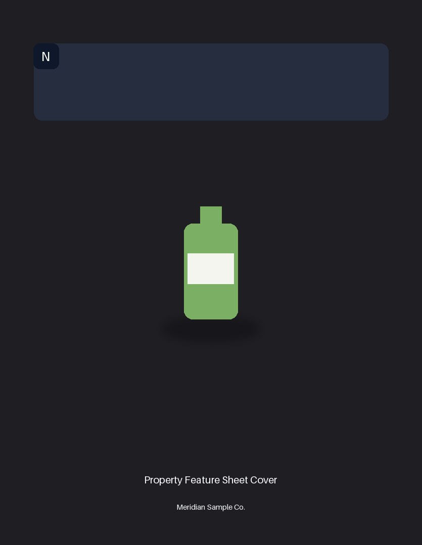 Property Feature Sheet Cover variant 2