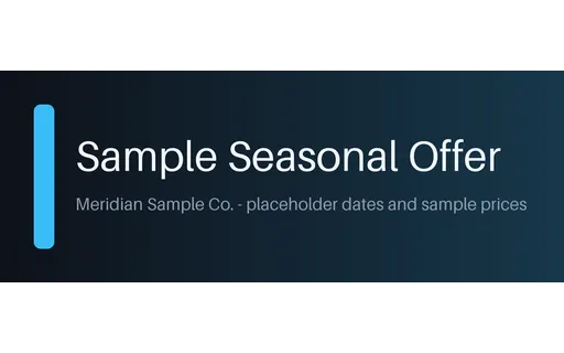 Window Offer Banner template preview