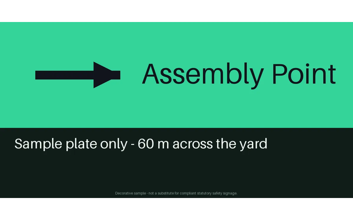 Assembly Point Plate Sample detail preview