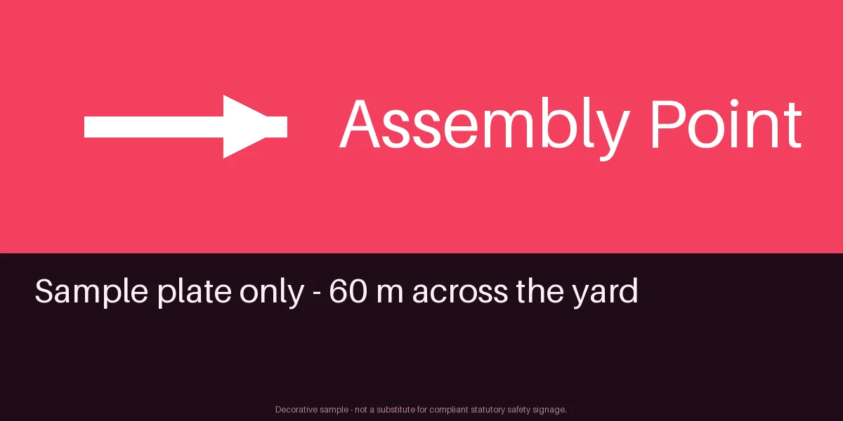 Assembly Point Plate Sample variant 2