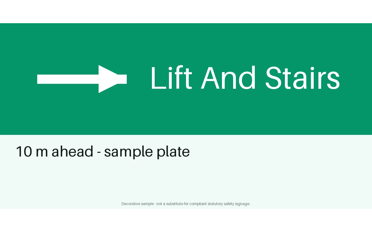 Lift And Stairs Plate detail preview