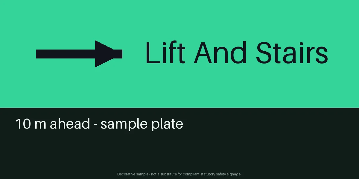 Lift And Stairs Plate variant 1