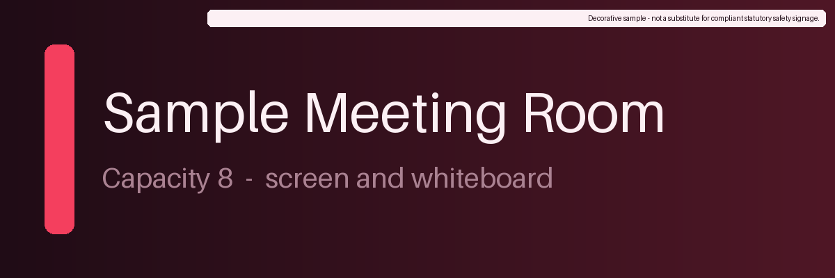 Room Plate Banner canonical preview