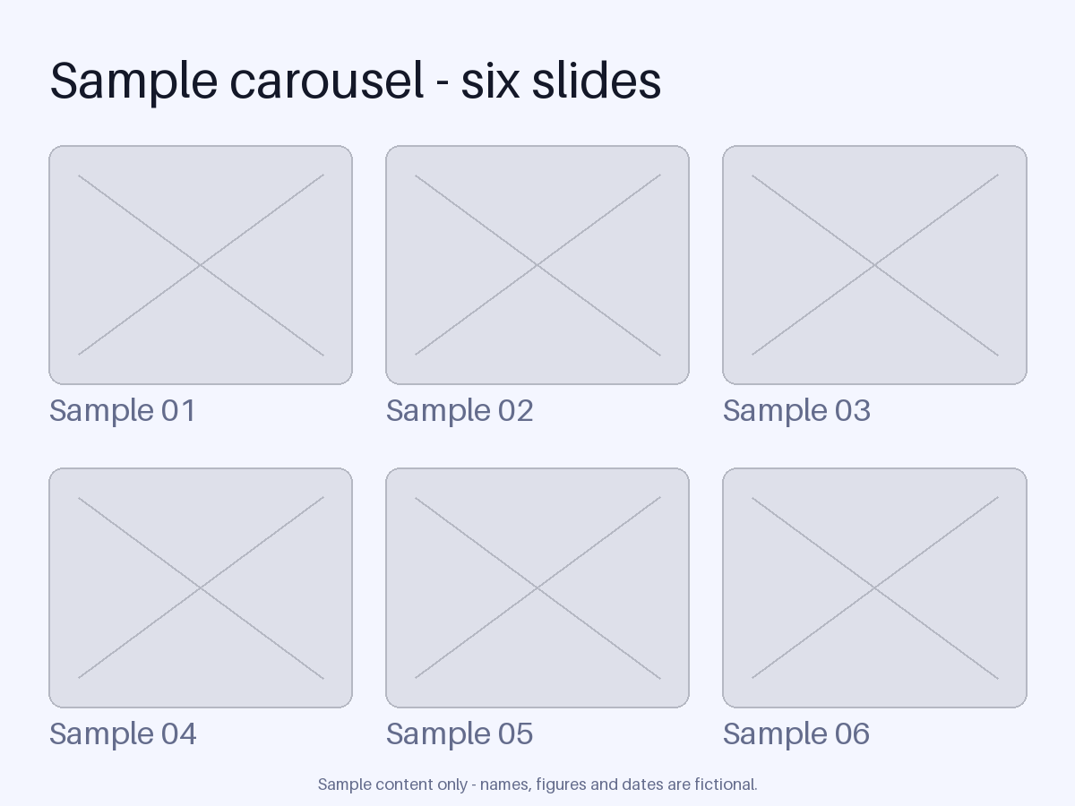 Carousel Slide Grid canonical preview