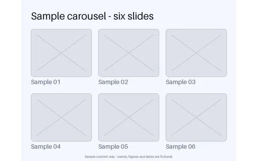 Carousel Slide Grid template preview