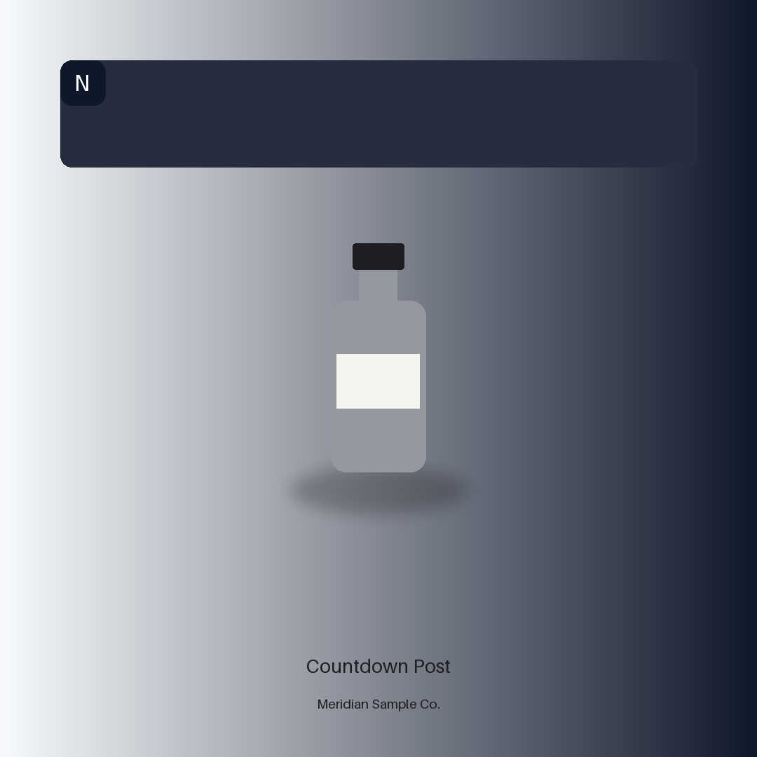 Countdown Post variant 1