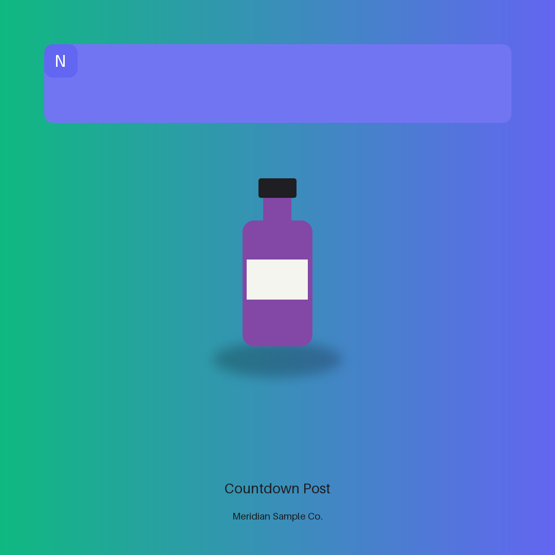 Countdown Post variant 3
