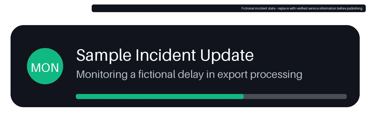 Incident Status Update variant 1