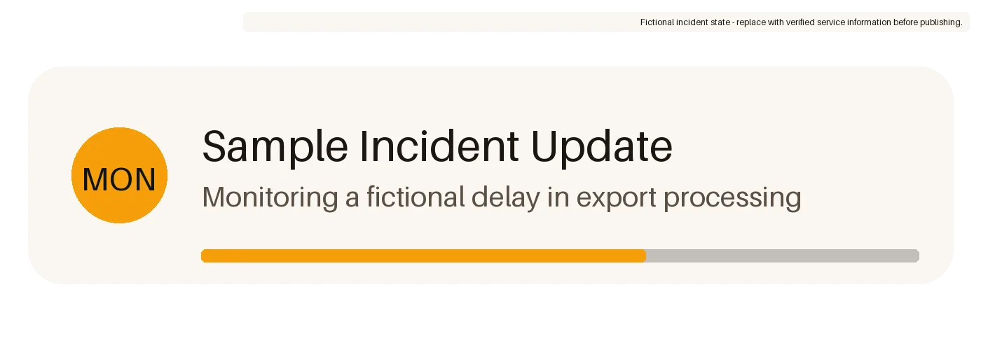 Incident Status Update variant 2