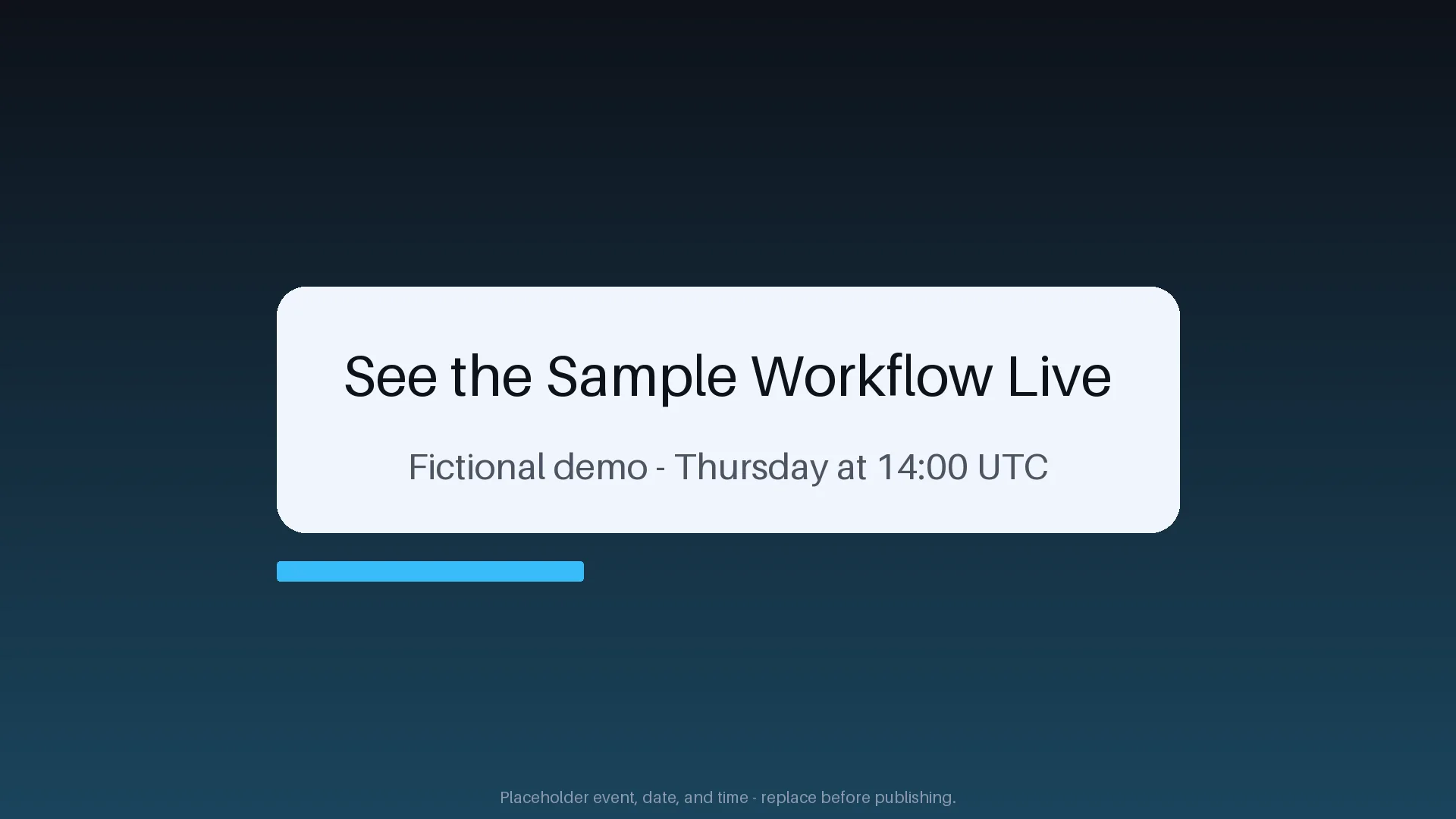 Live Product Demo Promo variant 1