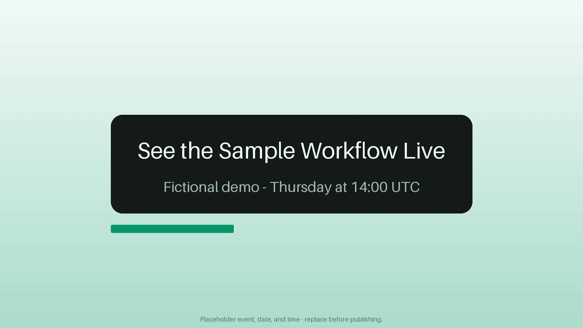Live Product Demo Promo variant 2