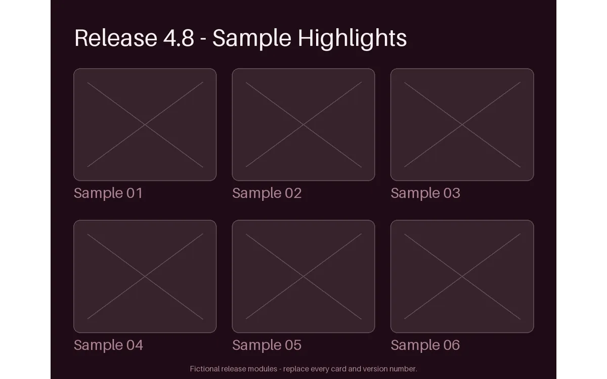 Release Notes Module Board detail preview
