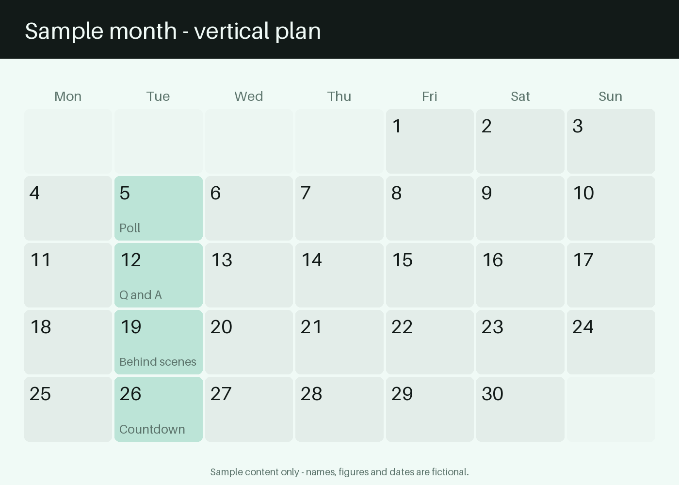 Story Week Calendar canonical preview
