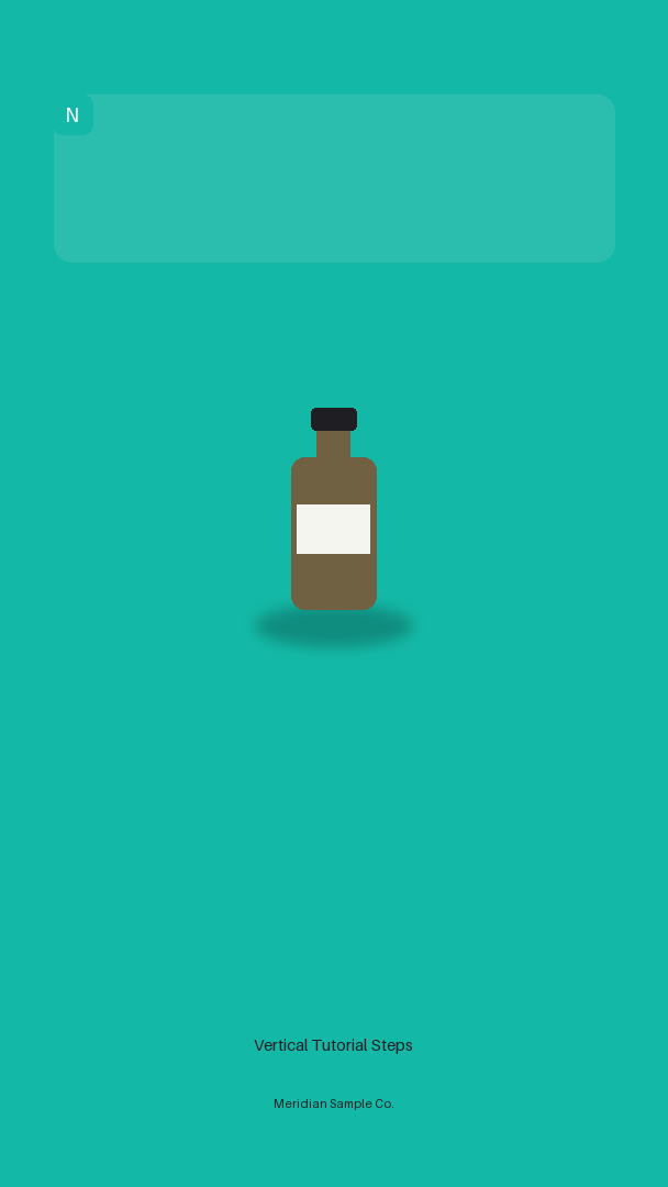 Vertical Tutorial Steps variant 1