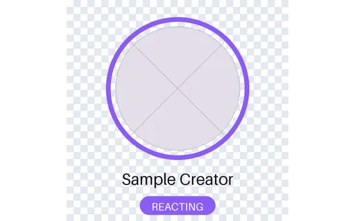 Alert Reaction Avatar Ring template preview