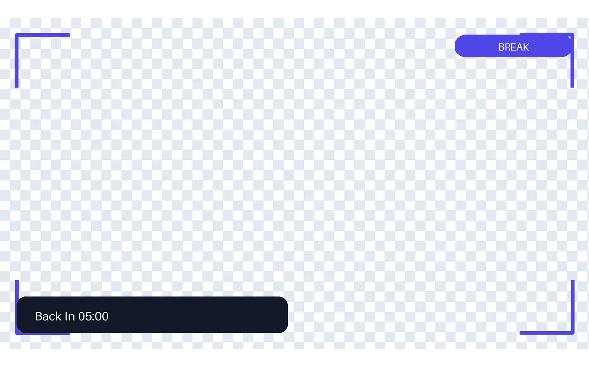 Break Countdown Frame detail preview