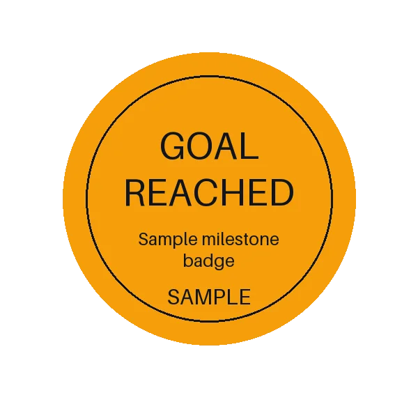 Goal Reached Badge variant 1
