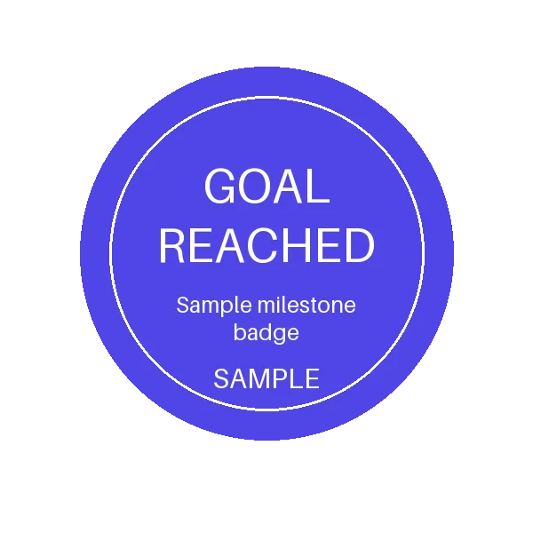 Goal Reached Badge variant 2