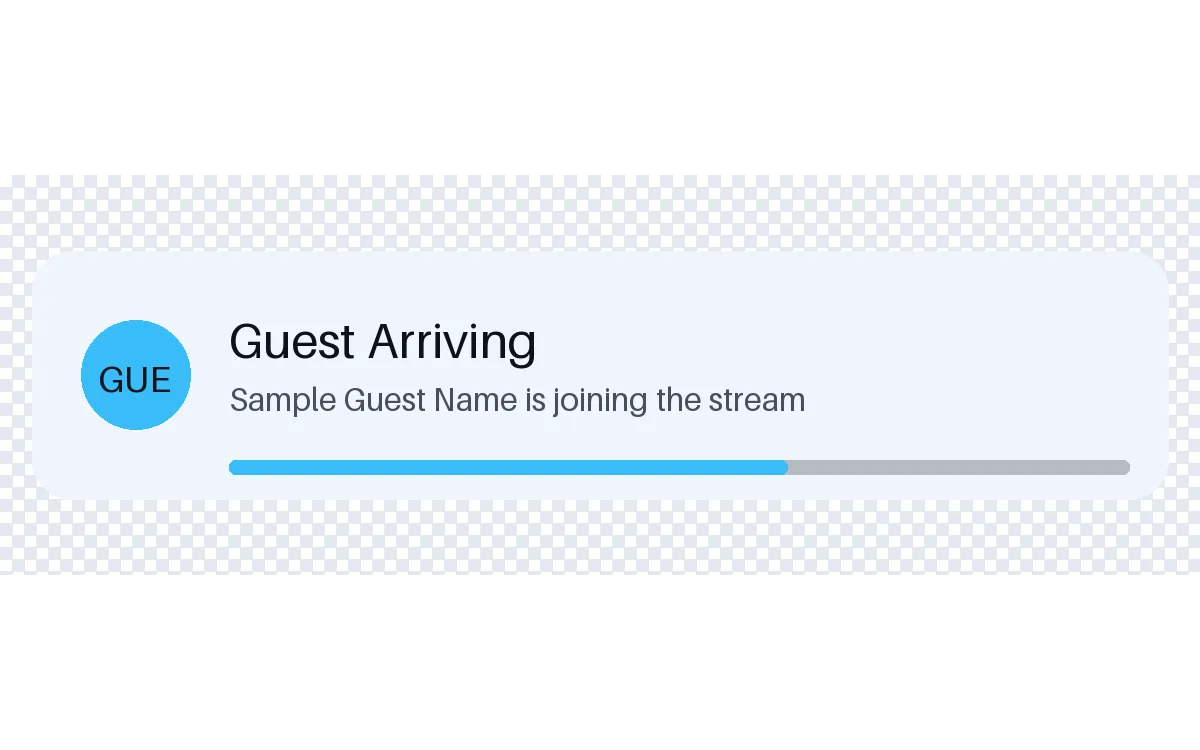 Guest Arrival Alert detail preview