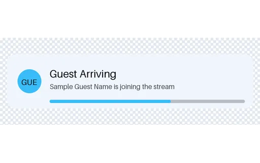 Guest Arrival Alert template preview