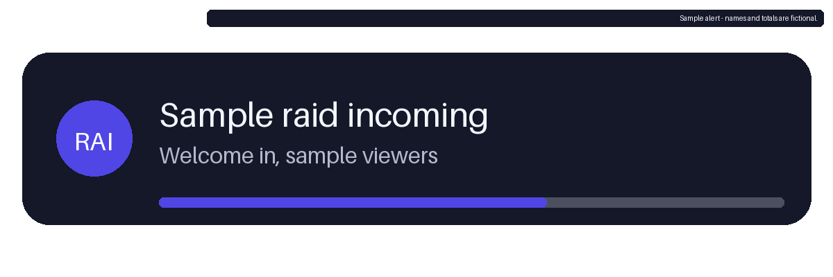 Raid Welcome Alert canonical preview