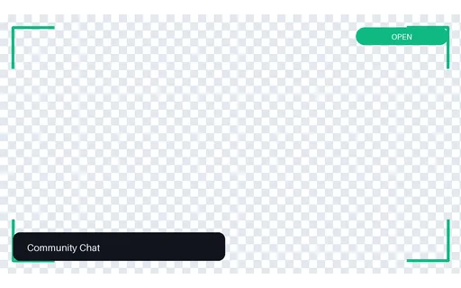 Chat Panel Side Frame template preview