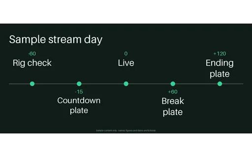 Stream Day Timeline template preview
