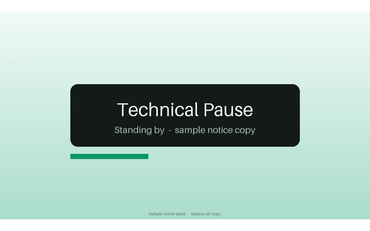 Technical Pause Plate detail preview