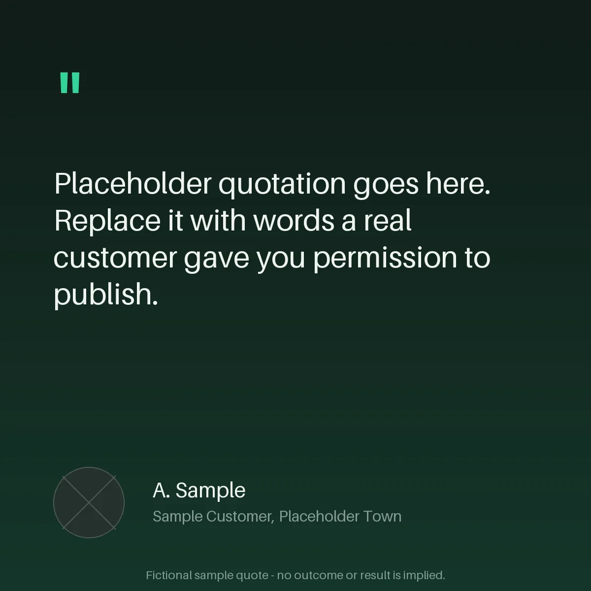 Customer Feedback Quote variant 1