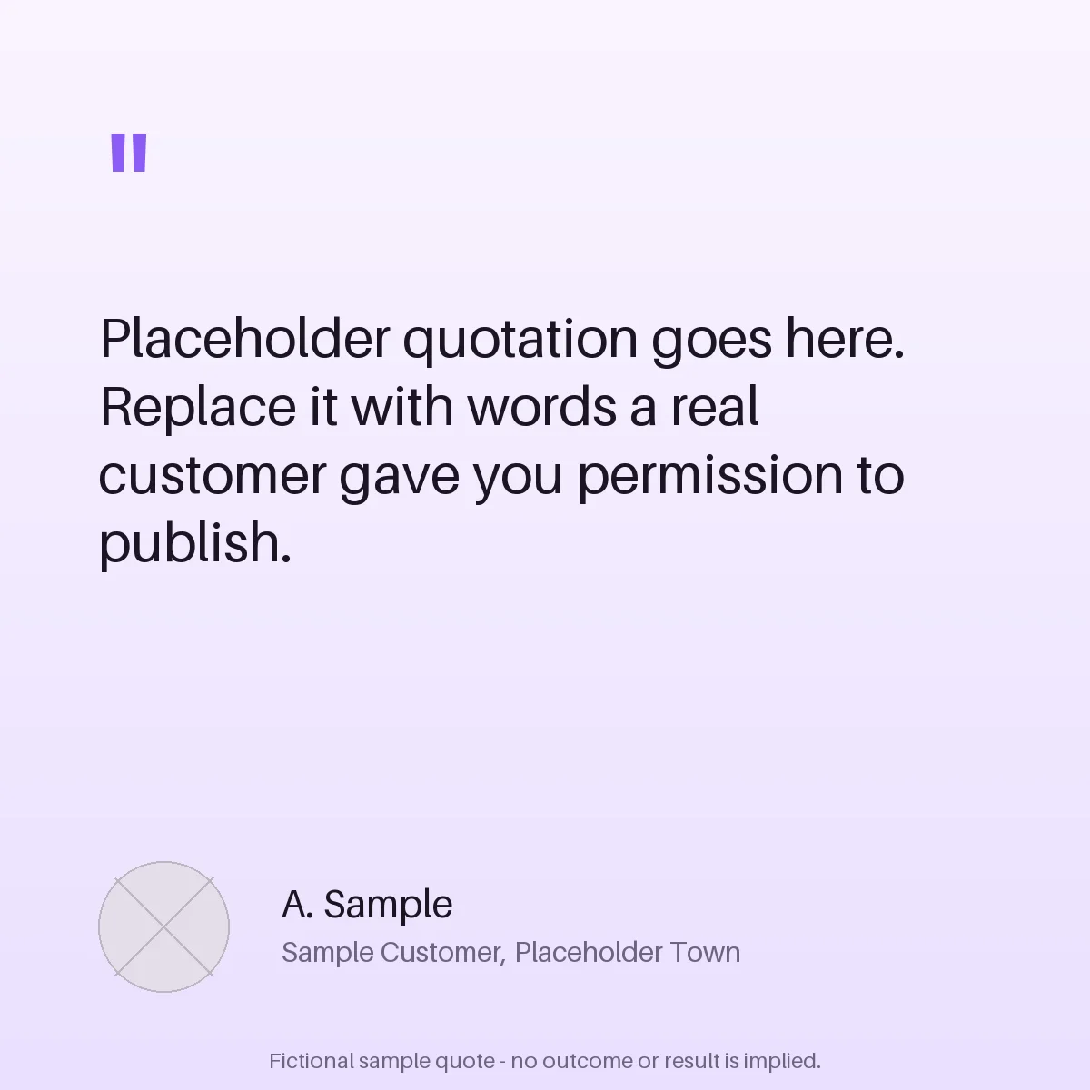 Customer Feedback Quote variant 2