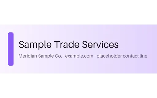 Trailer Side Panel template preview