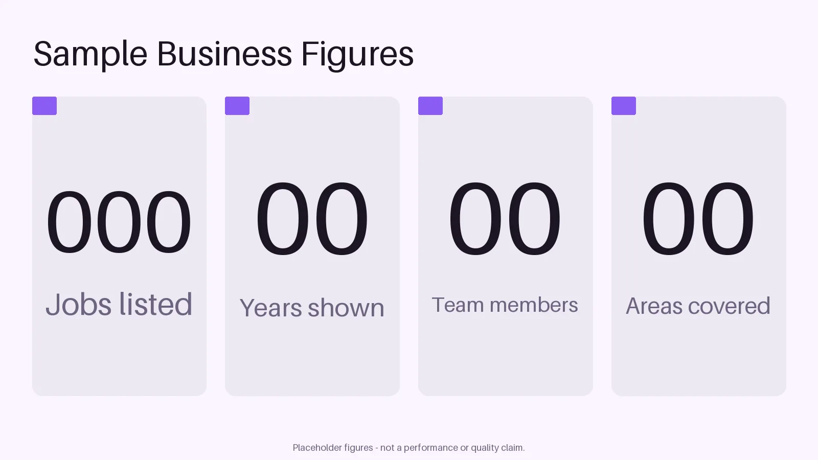 Business Summary Tiles variant 1
