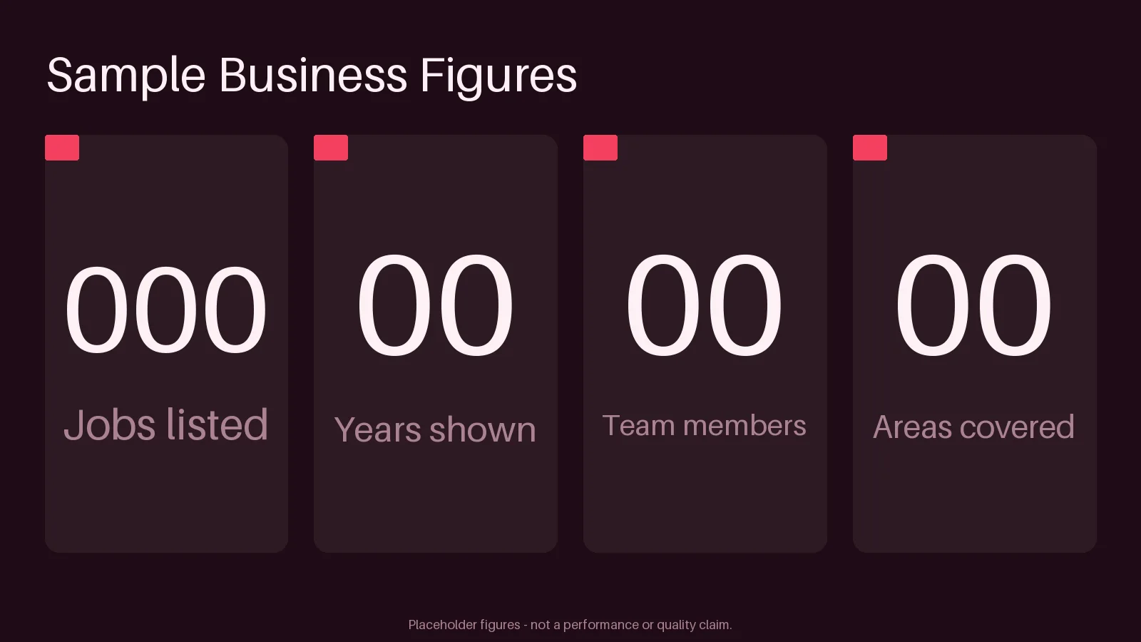 Business Summary Tiles variant 2