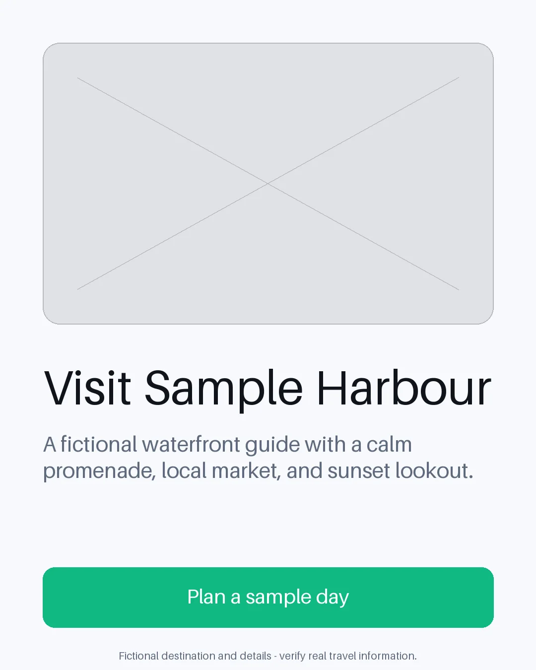 Harbour Destination Guide variant 2