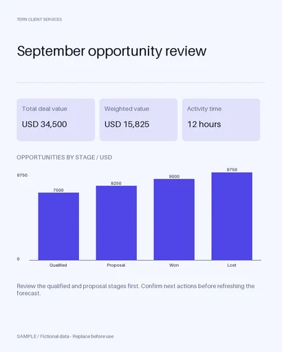 Report Cover Graphic template preview