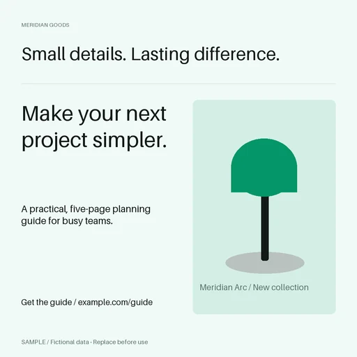 Lead Magnet Ad template preview