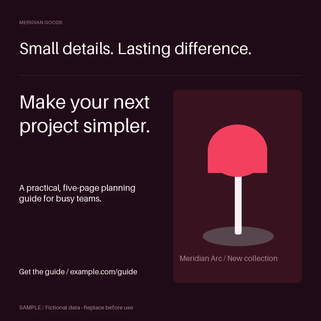 Lead Magnet Ad: alternate brand palette 3