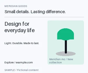 Medium Rectangle Ad: alternate brand palette 1
