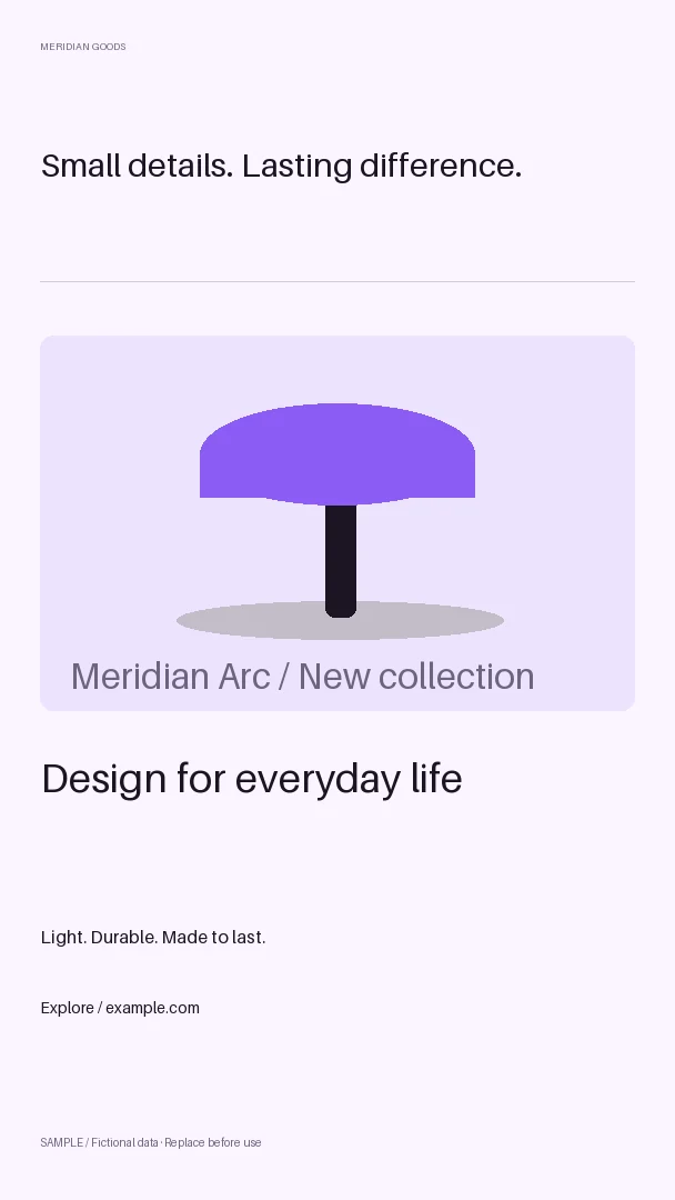Vertical Story Ad: alternate brand palette 3