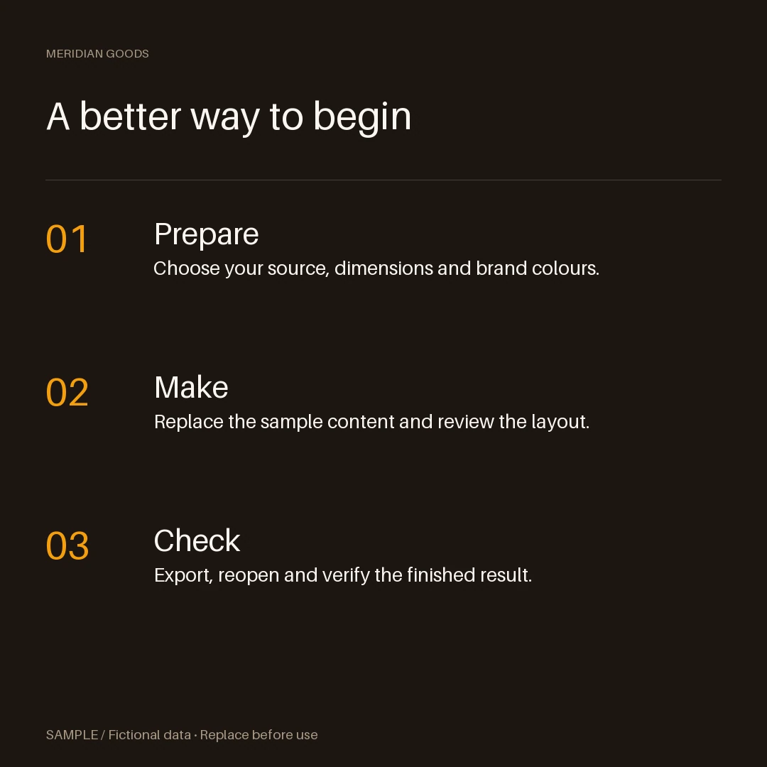 How to Use Steps: editable steps with synthetic content