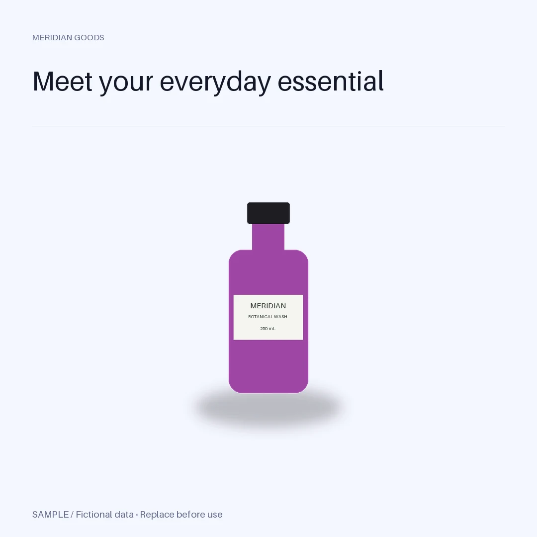 Packaging and Product Layout: alternate brand palette 1