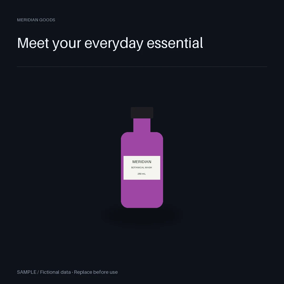 Packaging and Product Layout: alternate brand palette 2