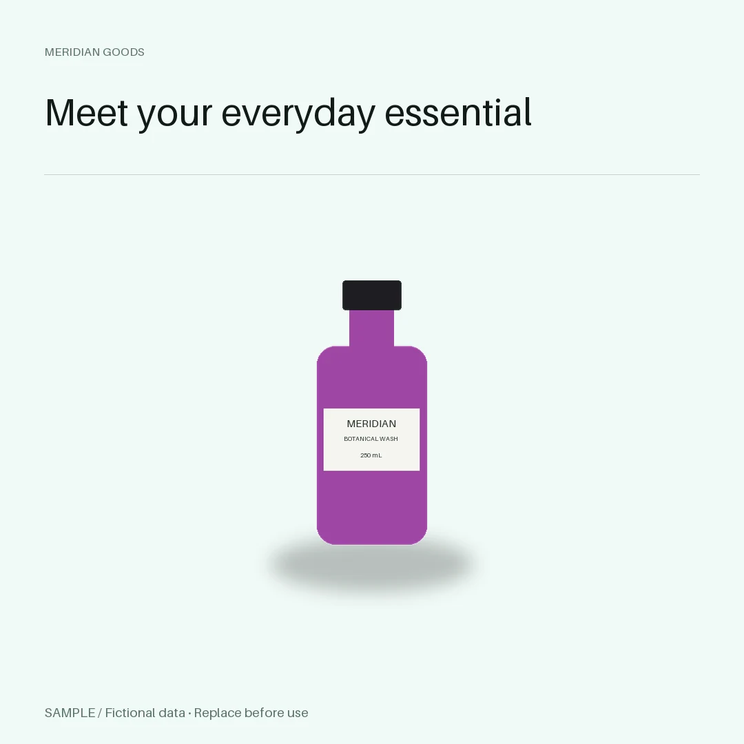Packaging and Product Layout: alternate brand palette 3