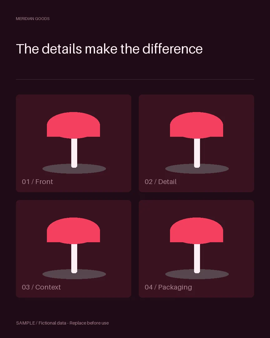 Collection Poster: alternate brand palette 1